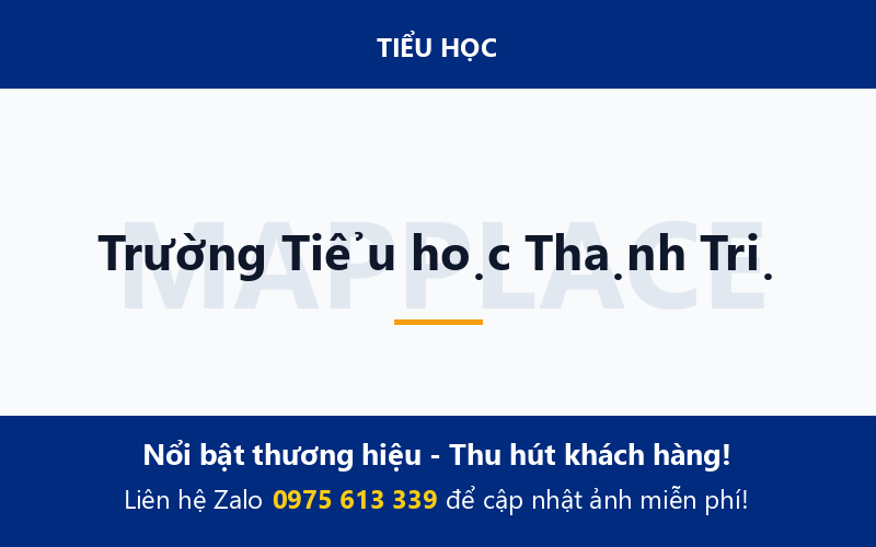 Trường Tiểu học Thạnh Trị