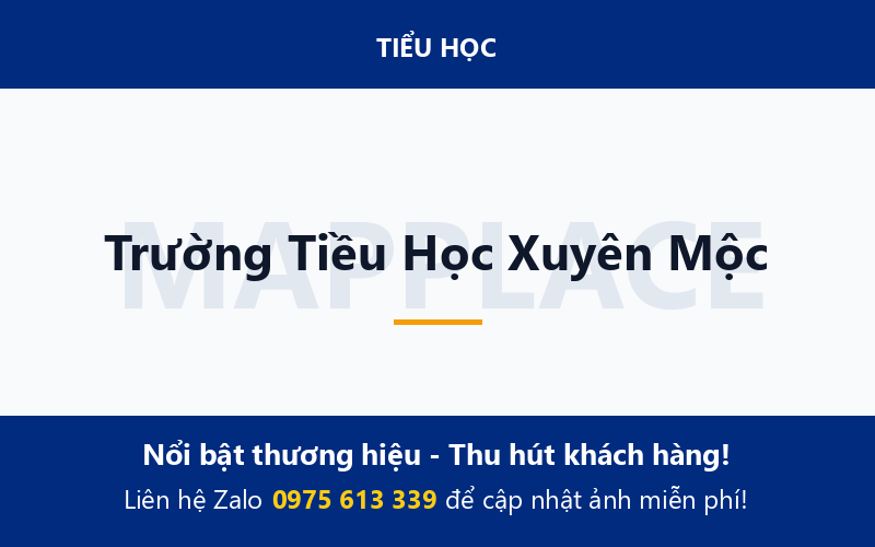 Trường Tiều Học Xuyên Mộc