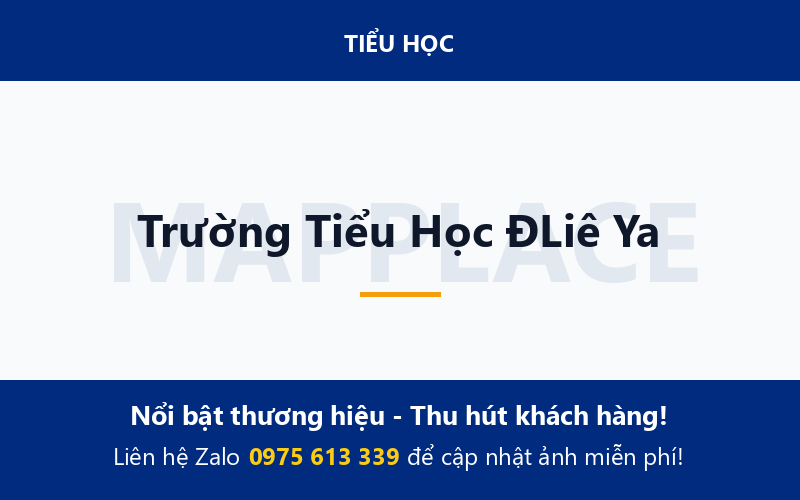 Trường Tiểu Học ĐLiê Ya