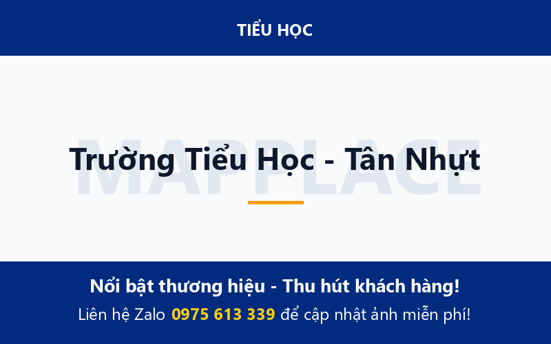 Trường Tiểu Học - Tân Nhựt