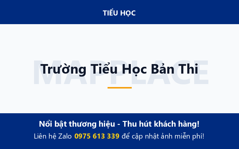 Trường Tiểu Học Bản Thi