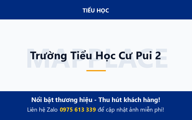 Trường Tiểu Học Cư Pui 2