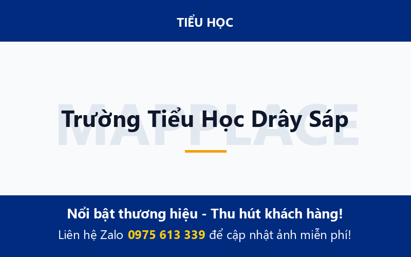 Trường Tiểu Học Drây Sáp