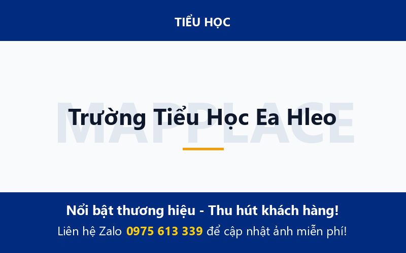 Trường Tiểu Học Ea Hleo