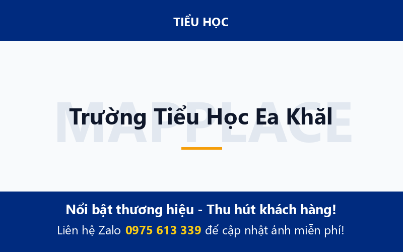 Trường Tiểu Học Ea Khăl