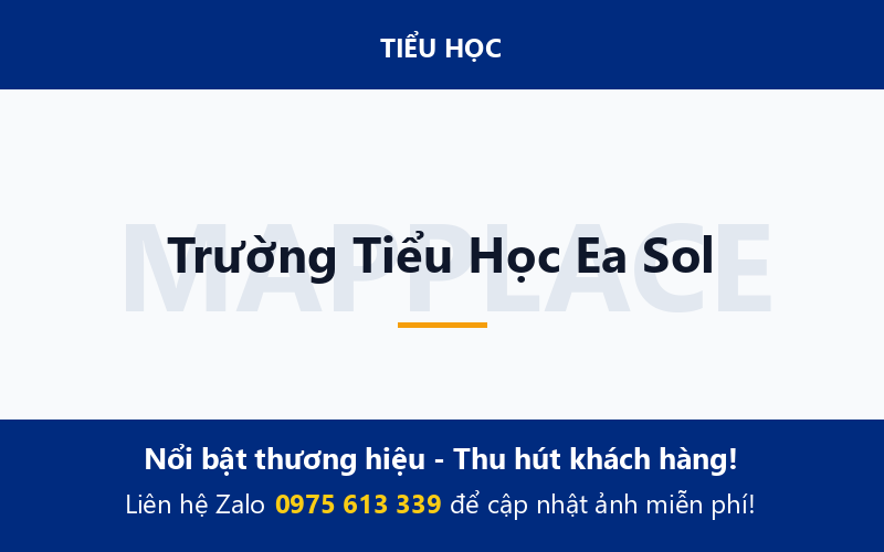 Trường Tiểu Học Ea Sol