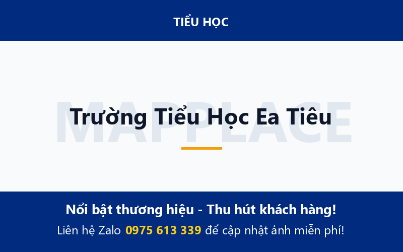 Trường Tiểu Học Ea Tiêu