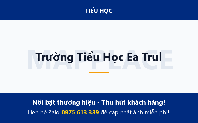 Trường Tiểu Học Ea Trul