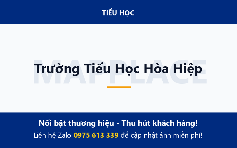 Trường Tiểu Học Hòa Hiệp