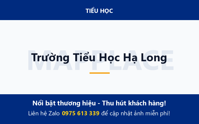 Trường Tiểu Học Hạ Long