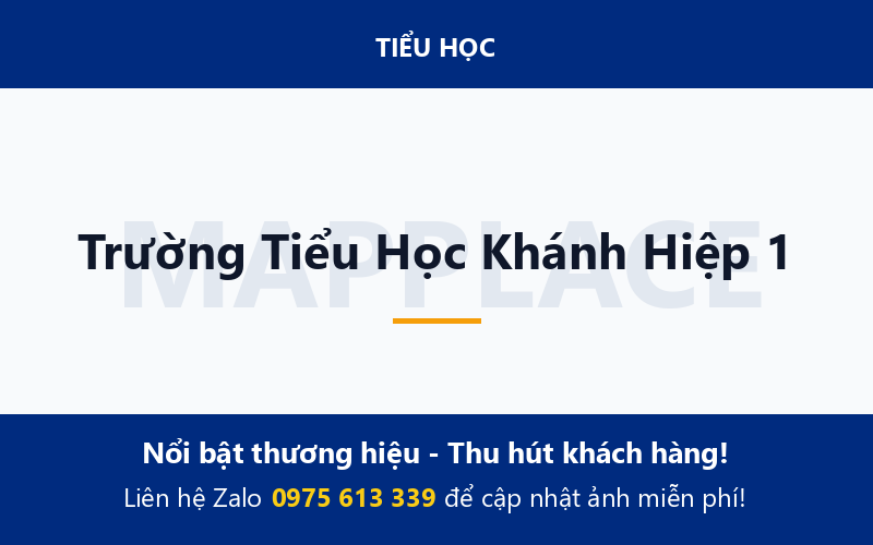 Trường Tiểu Học Khánh Hiệp 1
