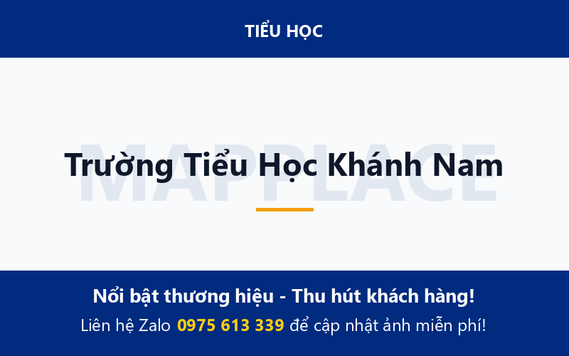 Trường Tiểu Học Khánh Nam