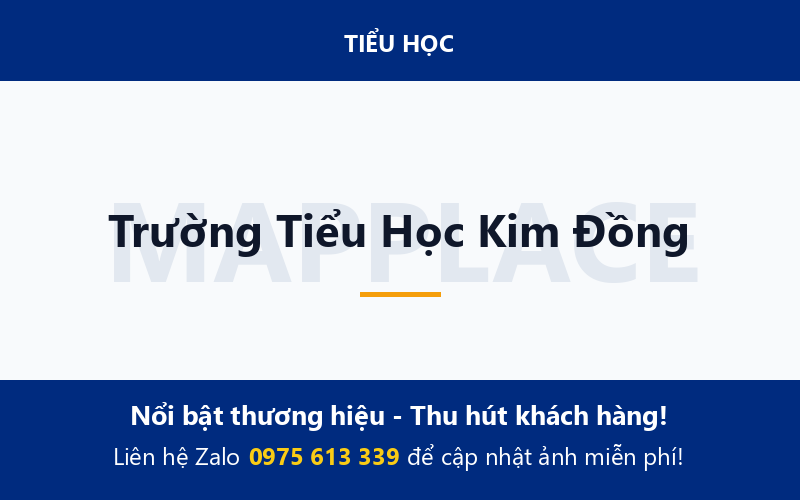 Trường Tiểu Học Kim Đồng
