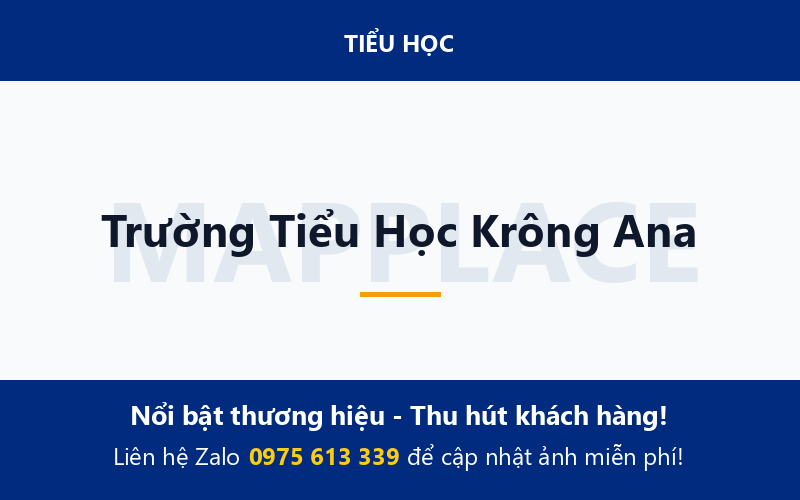 Trường Tiểu Học Krông Ana