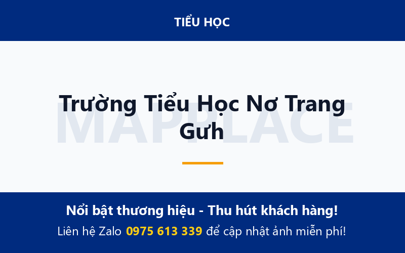 Trường Tiểu Học Nơ Trang Gưh
