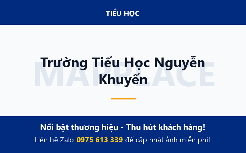 Trường Tiểu Học Nguyễn Khuyến