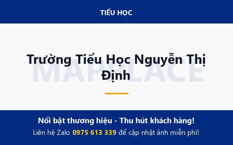 Trường Tiểu Học Nguyễn Thị Định