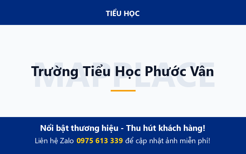 Trường Tiểu Học Phước Vân
