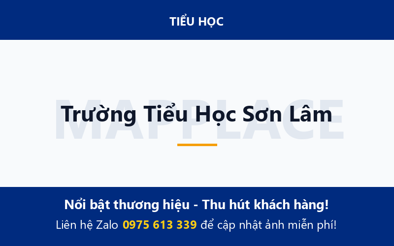 Trường Tiểu Học Sơn Lâm