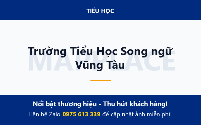 Trường Tiểu Học Song ngữ Vũng Tàu
