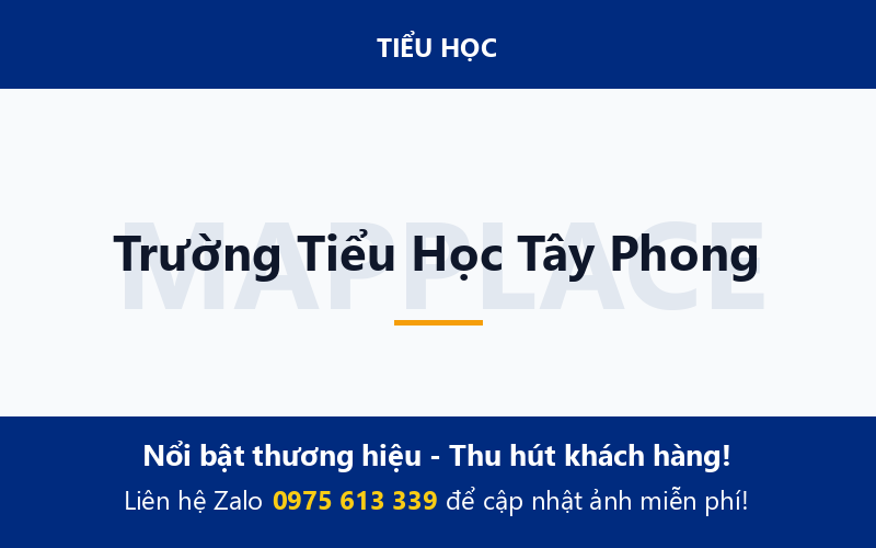 Trường Tiểu Học Tây Phong