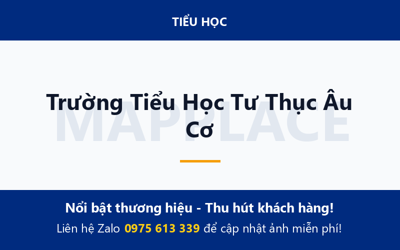 Trường Tiểu Học Tư Thục Âu Cơ