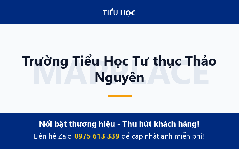 Trường Tiểu Học Tư thục Thảo Nguyên