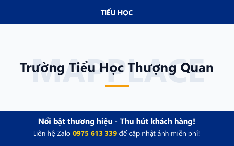 Trường Tiểu Học Thượng Quan