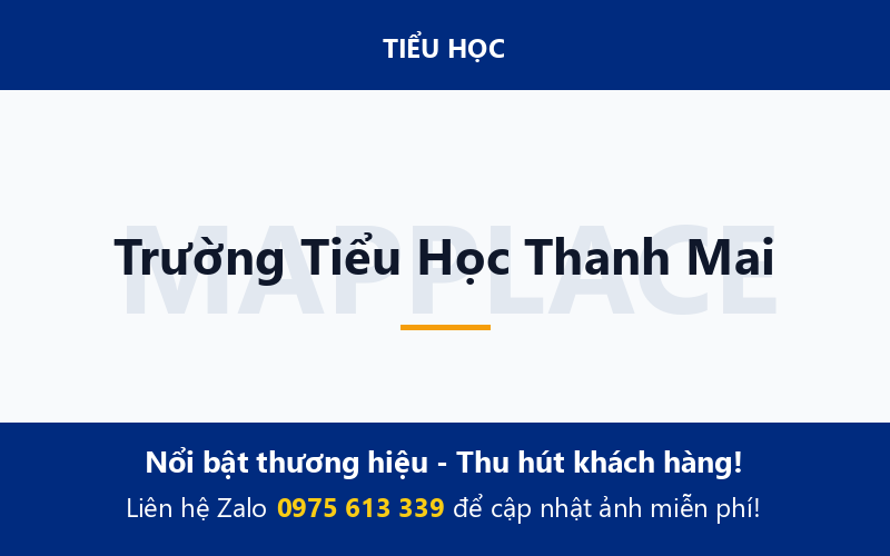 Trường Tiểu Học Thanh Mai