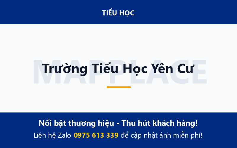 Trường Tiểu Học Yên Cư