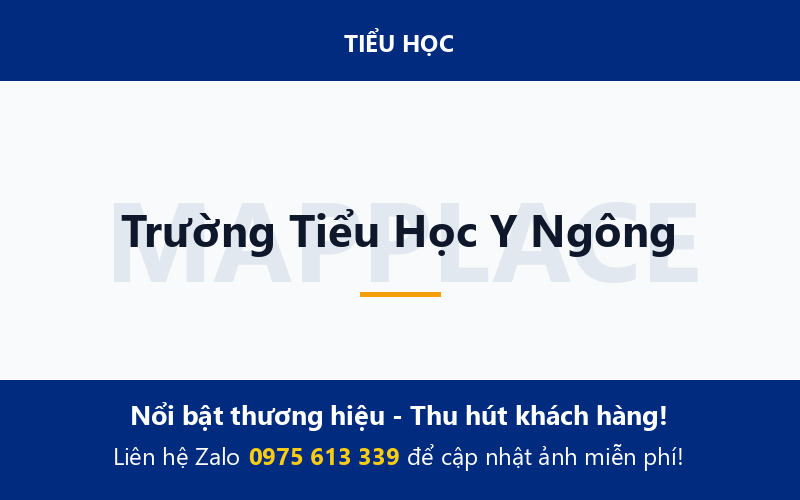 Trường Tiểu Học Y Ngông