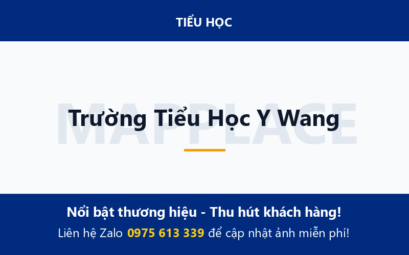 Trường Tiểu Học Y Wang
