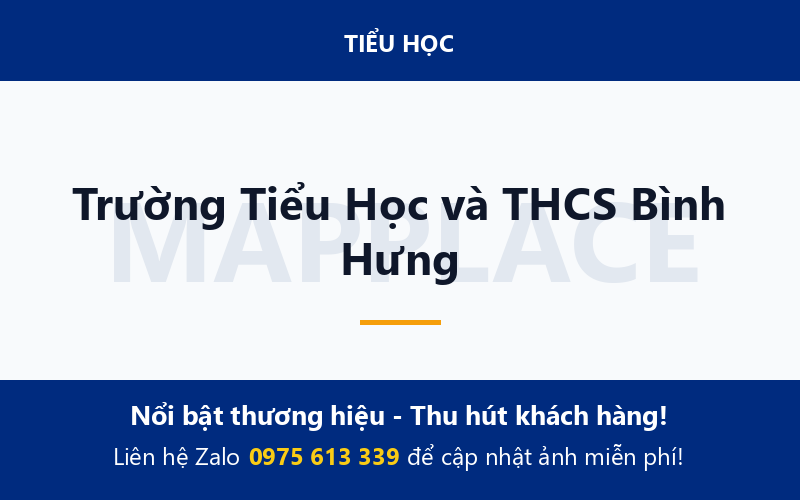 Trường Tiểu Học và THCS Bình Hưng