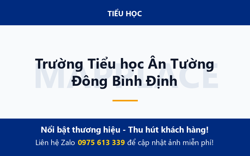 Trường Tiểu học Ân Tường Đông Bình Định