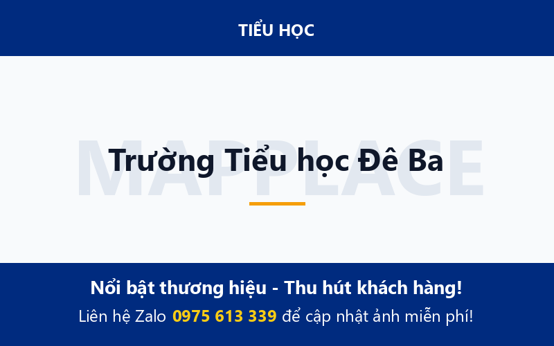 Trường Tiểu học Đê Ba