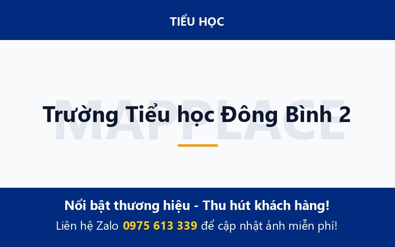 Trường Tiểu học Đông Bình 2