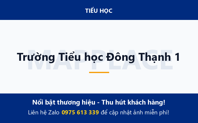 Trường Tiểu học Đông Thạnh 1