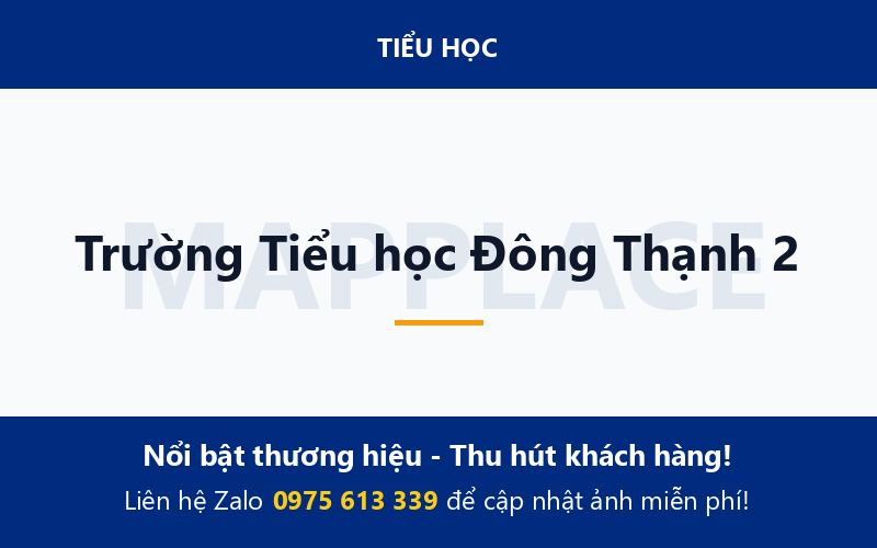 Trường Tiểu học Đông Thạnh 2