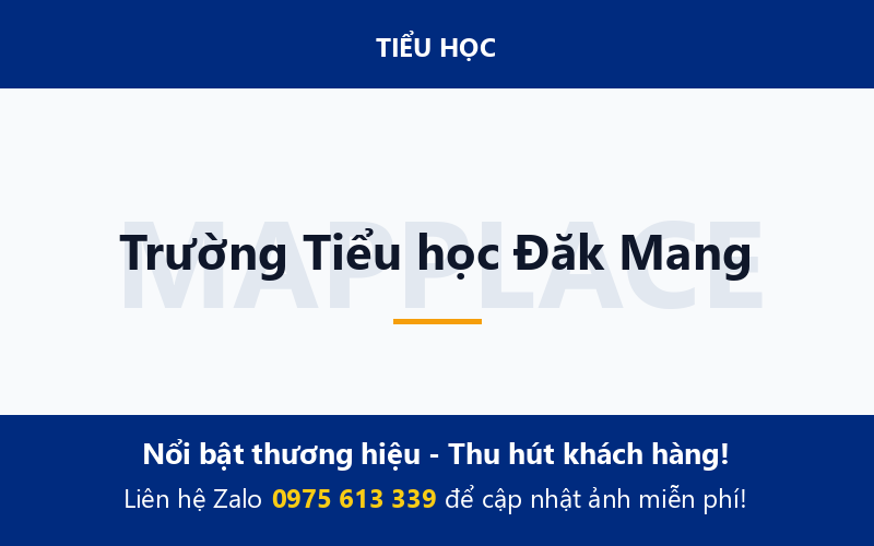 Trường Tiểu học Đăk Mang