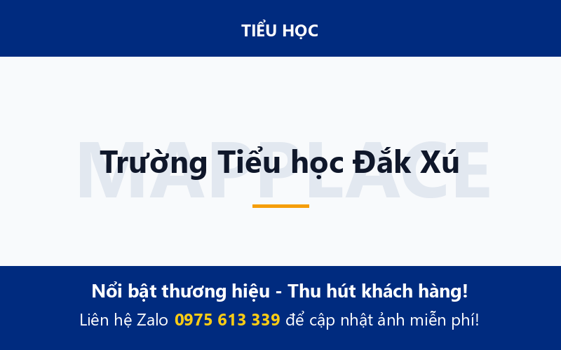 Trường Tiểu học Đắk Xú