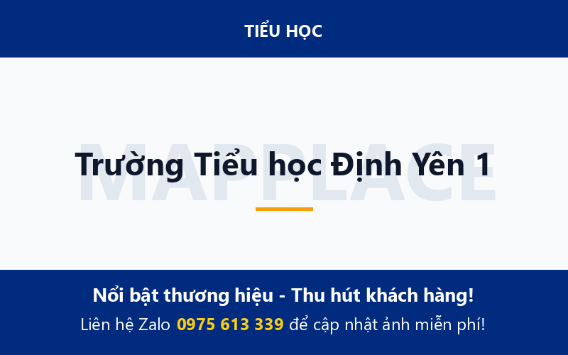 Trường Tiểu học Định Yên 1