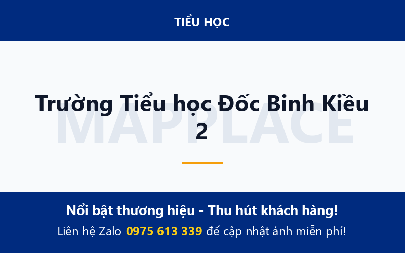 Trường Tiểu học Đốc Binh Kiều 2