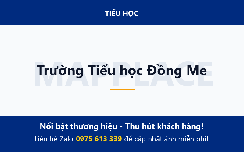 Trường Tiểu học Đồng Me