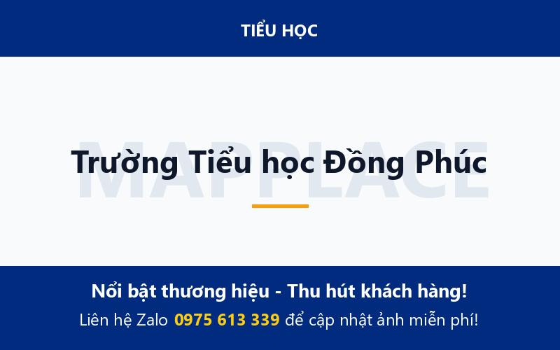 Trường Tiểu học Đồng Phúc