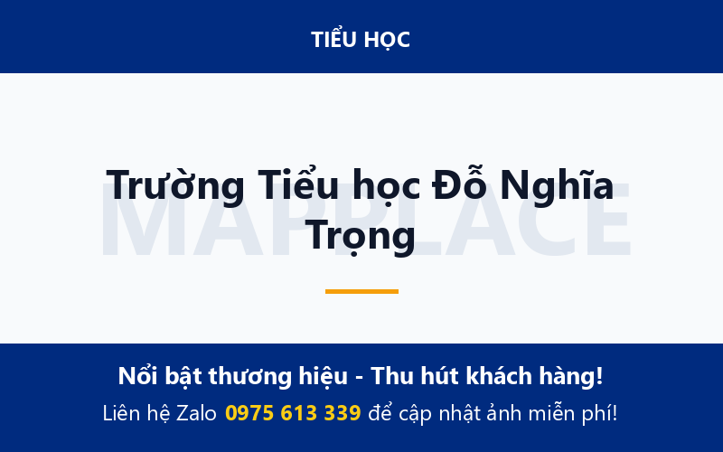 Trường Tiểu học Đỗ Nghĩa Trọng