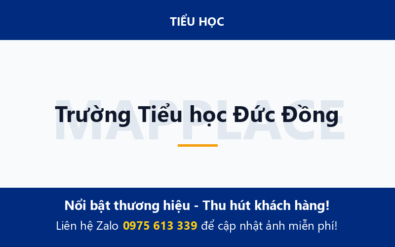 Trường Tiểu học Đức Đồng