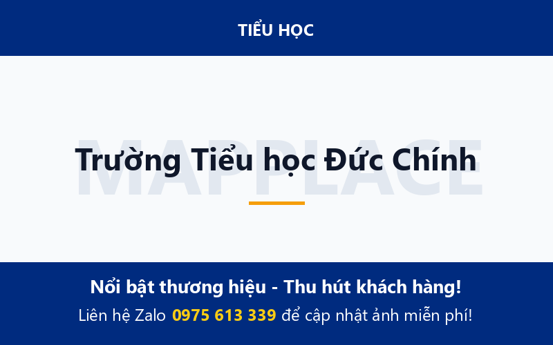 Trường Tiểu học Đức Chính
