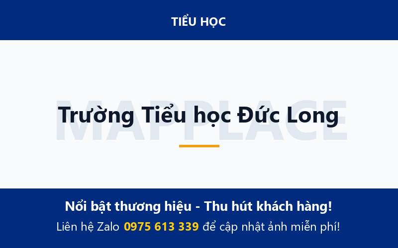 Trường Tiểu học Đức Long
