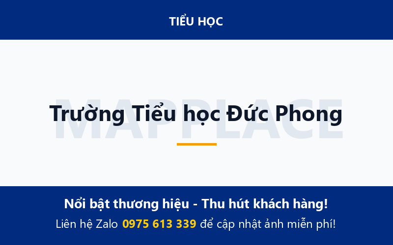 Trường Tiểu học Đức Phong