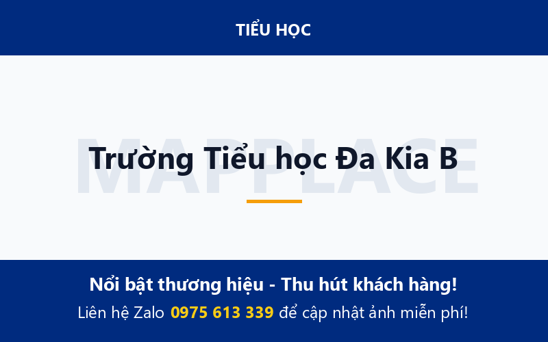 Trường Tiểu học Đa Kia B
